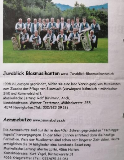 Jurablick-Blasmusikanten